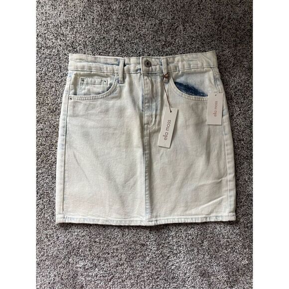 ❤️Ella Moss High Rise Denim Mini Skirt - Picture 1 of 6